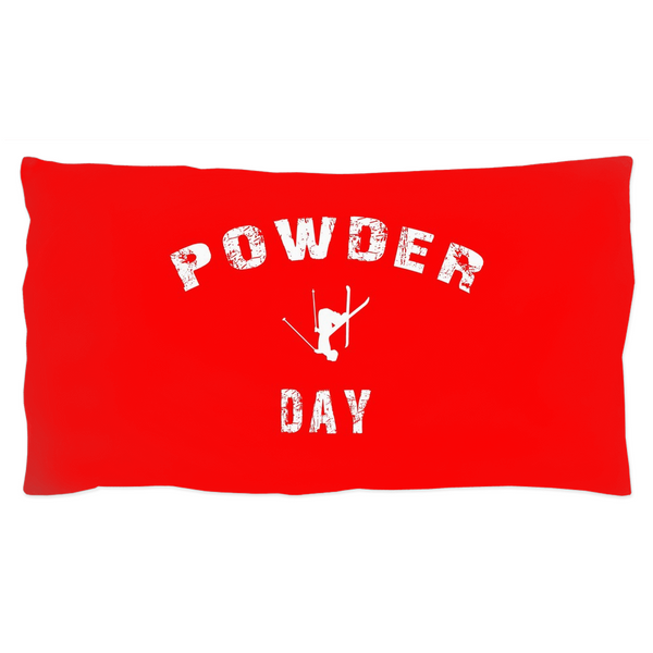 Powder Day Red - Pillow Sham