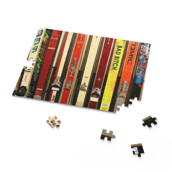 Vintage Skis Jigsaw Puzzle (120, 252, 500-Piece)