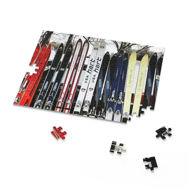 Vintage Skis Puzzle (120, 252, 500-Piece)