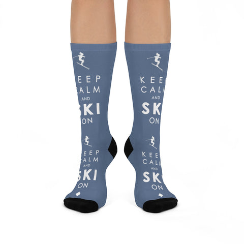 Eat Sleep Ski - Crew Socks