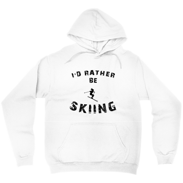 Hoodie - I'd Rather be Skiing