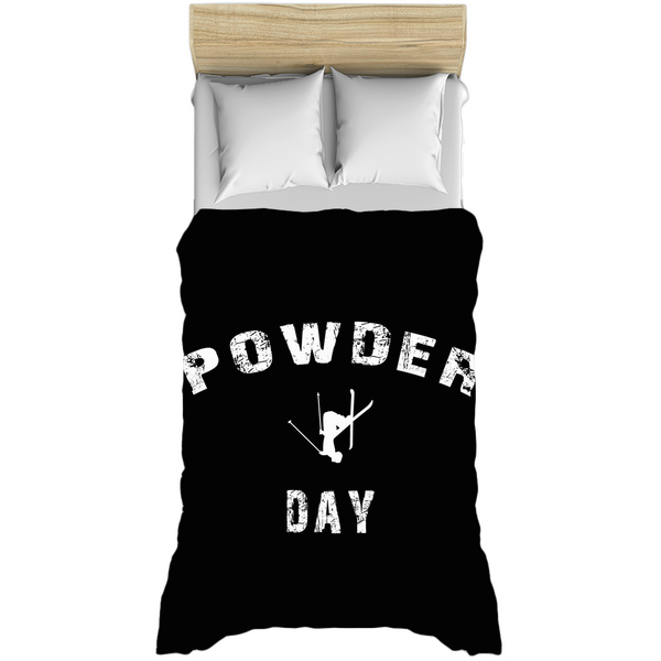 Powder Day Black - Duvet Cover