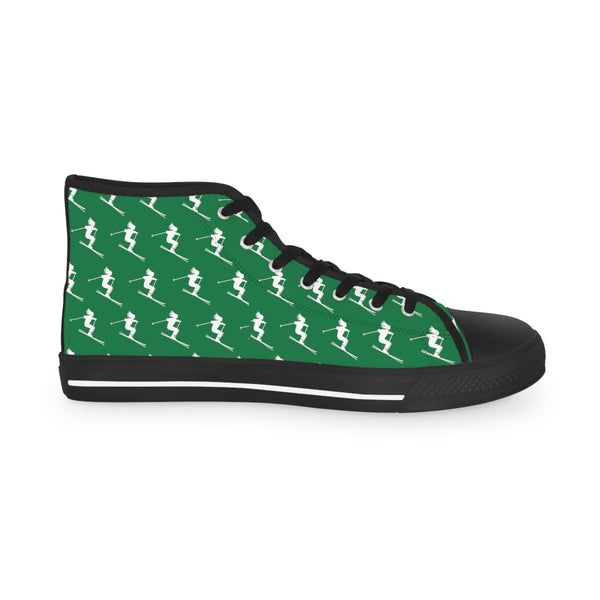 Skiers Green - High Top Sneakers