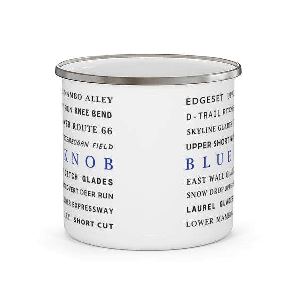 Blue Knob - Enamel Camping Mug