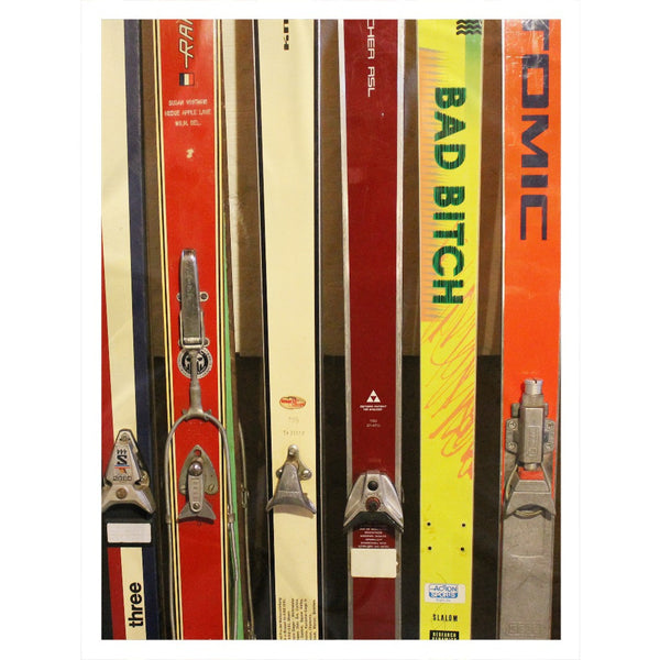 Skis and Bindings - Throw Blanket