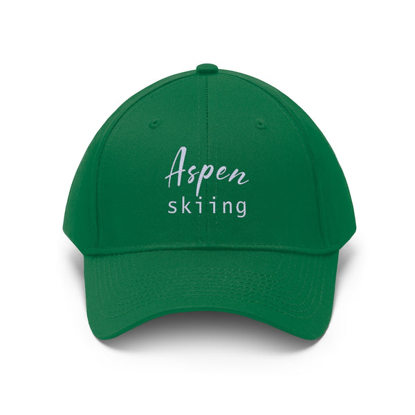 Aspen Skiing - Unisex Twill Hat