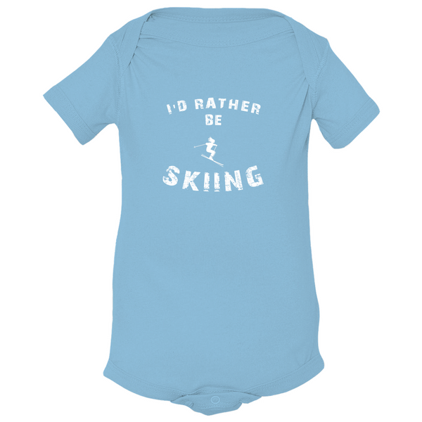 Baby Bodysuit - I'd Rather be Skiing