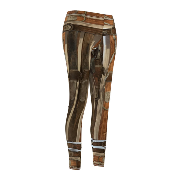 Women's Leggings - Wooden Skis