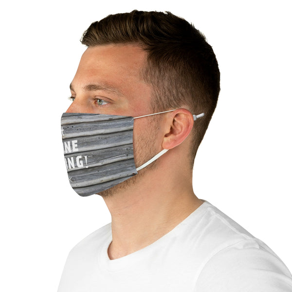 Gone Skiing - Fabric Face Mask