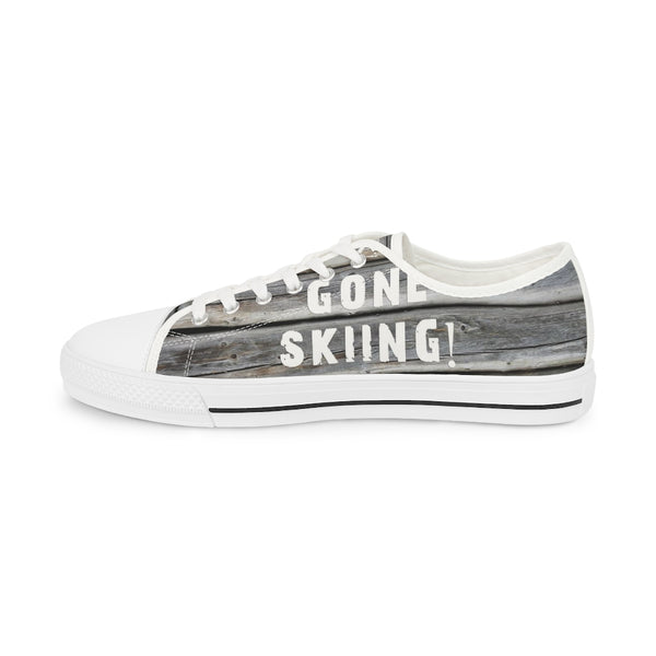 Gone Skiing - Men's Low Top Sneakers
