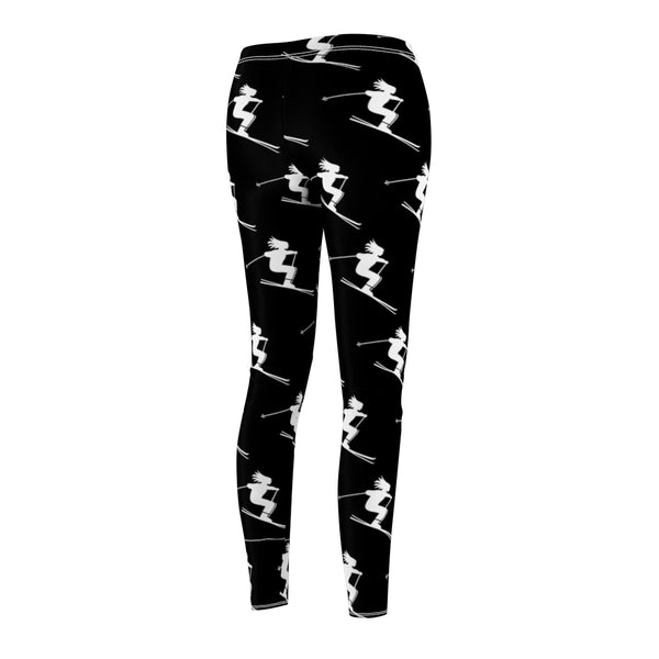 Women's Trendy Leggings - Skier