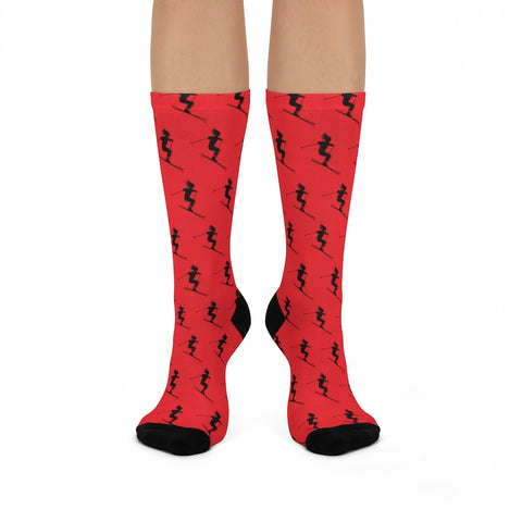 Skiers Red - Crew Socks