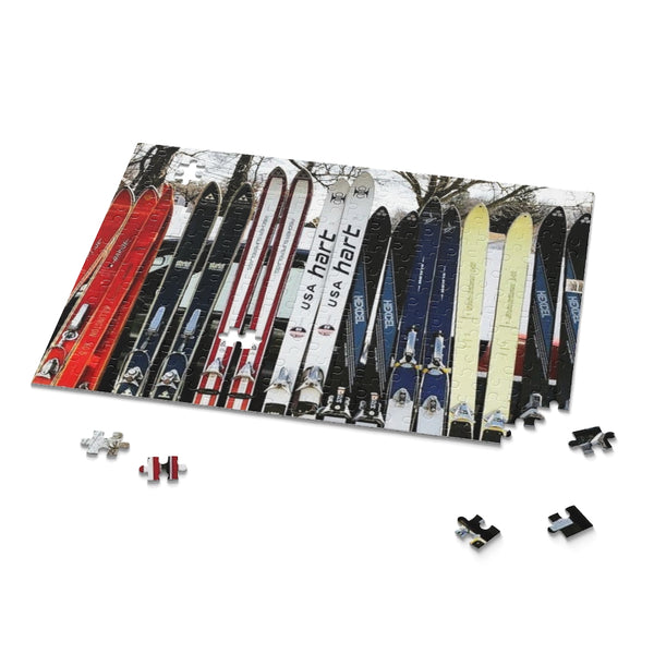 Vintage Skis Puzzle (120, 252, 500-Piece)