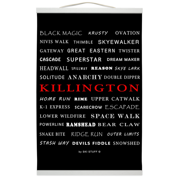 Hanging Canvas Print - Killington Trails