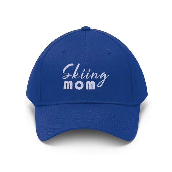Skiing Mom - Unisex Twill Hat