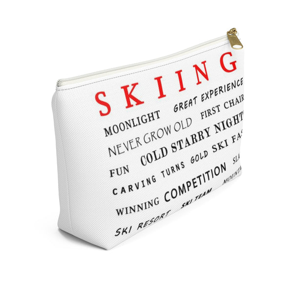 Skiing Memories - Accessory Pouch w T-bottom