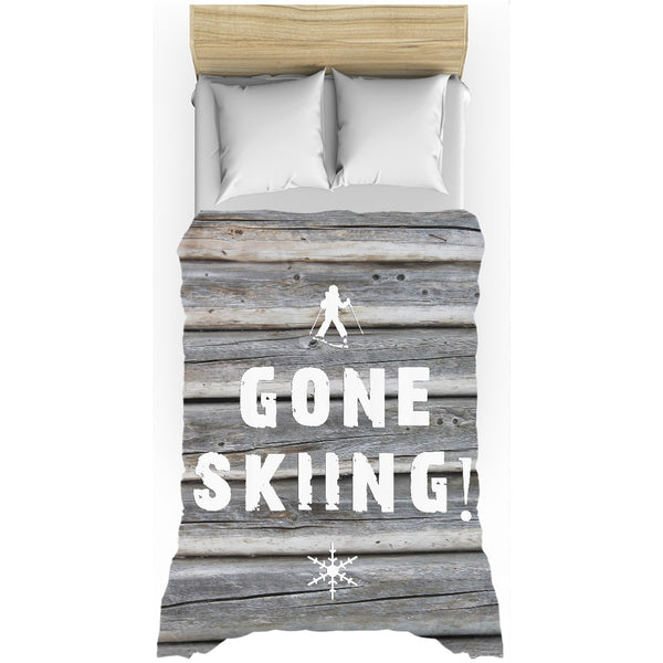 Gone Skiing - Duvet Cover