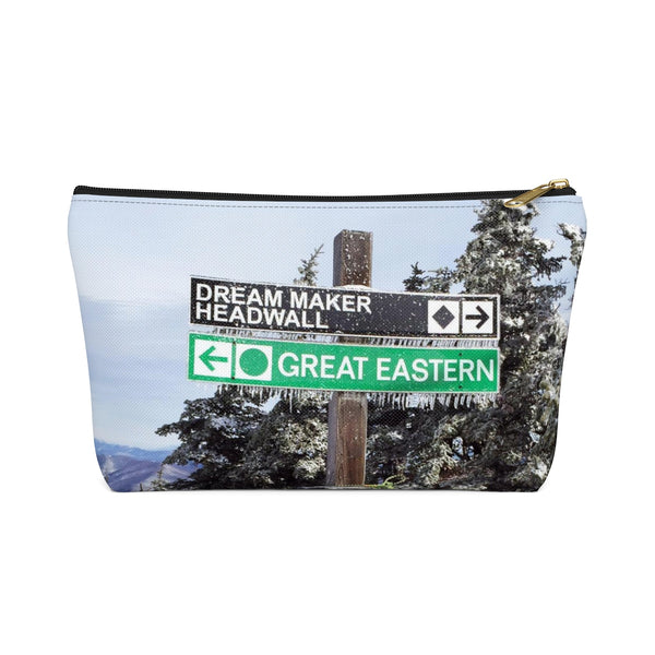 Ski Trail Signs Killington - Accessory Pouch w T-bottom