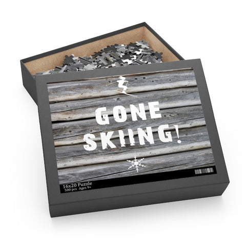 Gone Skiing Puzzle (120, 252, 500-Piece)