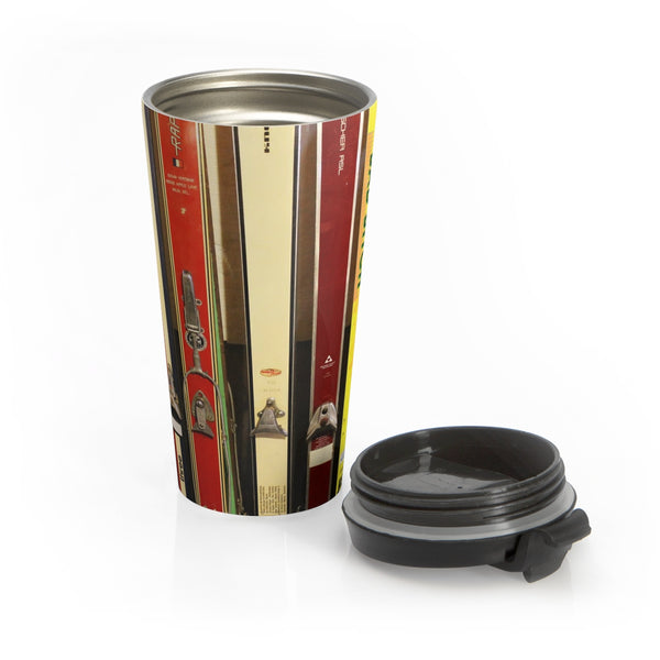 skiing inspired travel mug