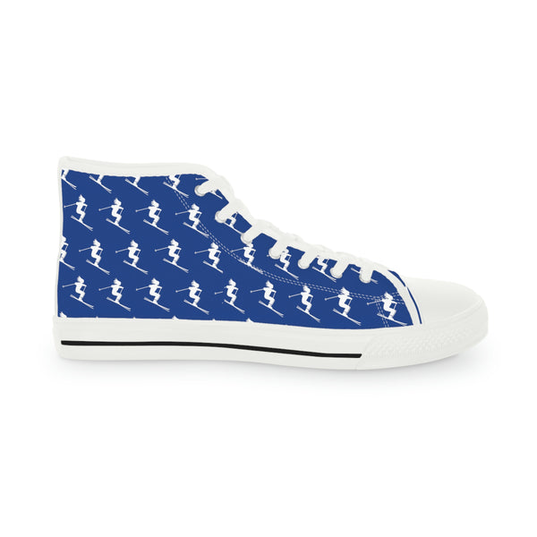 Skiers Blue - High Top Sneakers