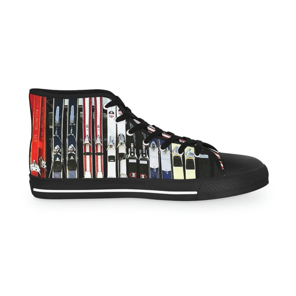 Vintage Skis - High Top Sneakers