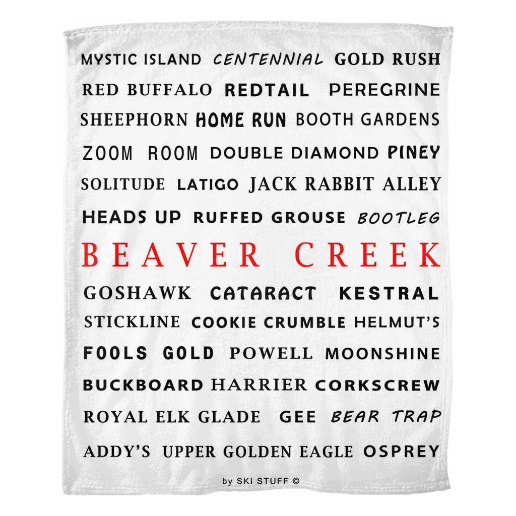 Beaver Creek - Fleece Blanket