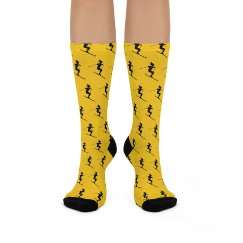 Skiers Yellow - Crew Socks