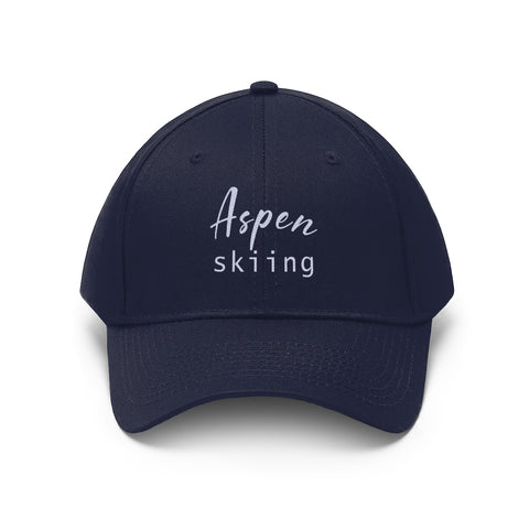 Aspen Skiing - Unisex Twill Hat