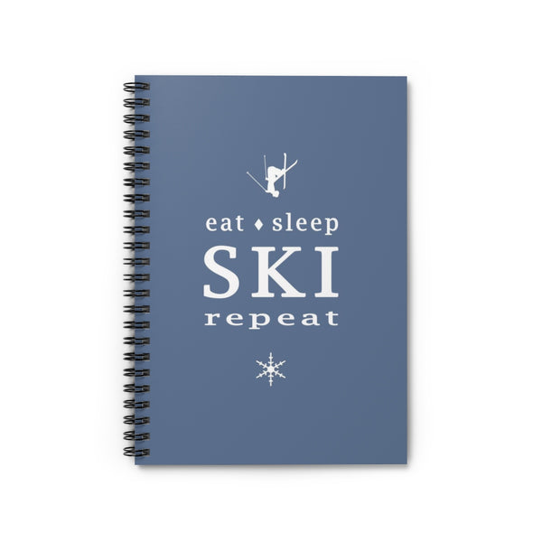 skiing inspired notebook