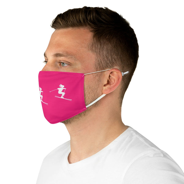 Skier Pink - Fabric Ski Face Mask