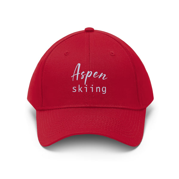 Aspen Skiing - Unisex Twill Hat