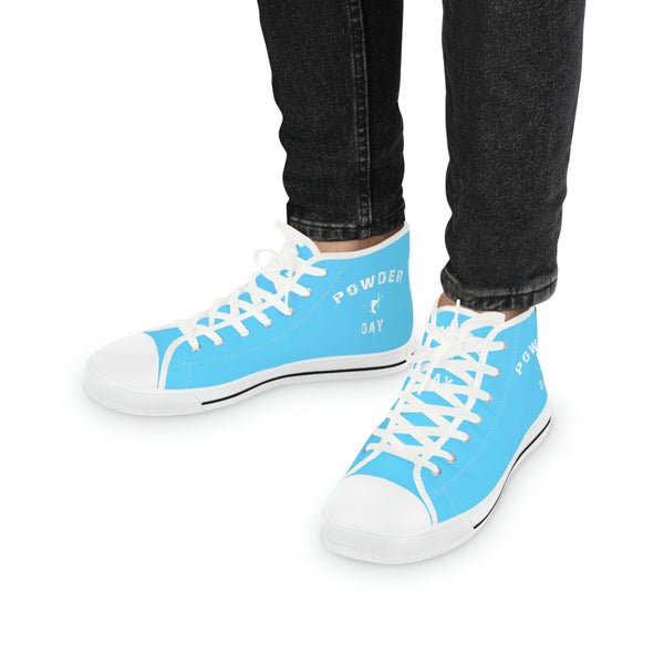 Powder Day Light Blue - High Top Sneakers