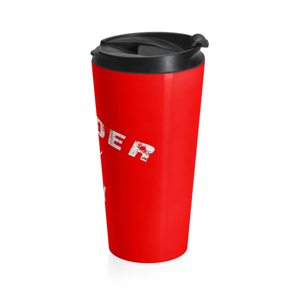 skiing inspired travel mug