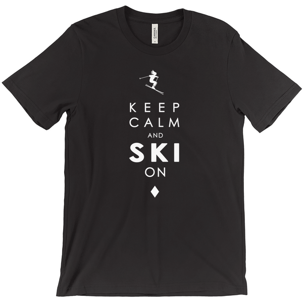 Keep Calm and Ski On - T-Shirt