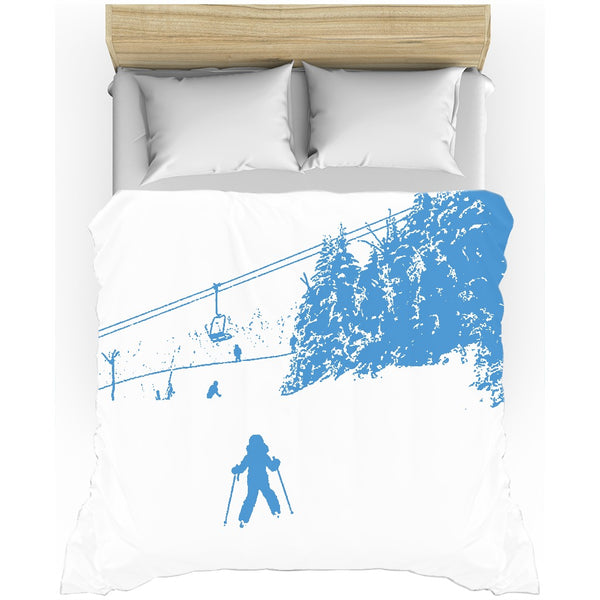 Little Skier - Duvet Cover