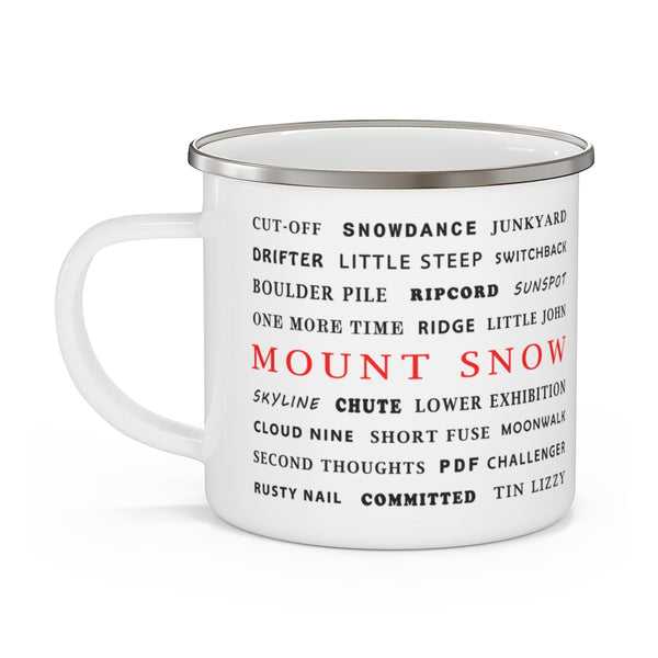 Mount Snow - Enamel Camping Mug