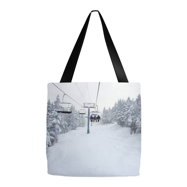 Chair Lift Vermont - Tote Bag