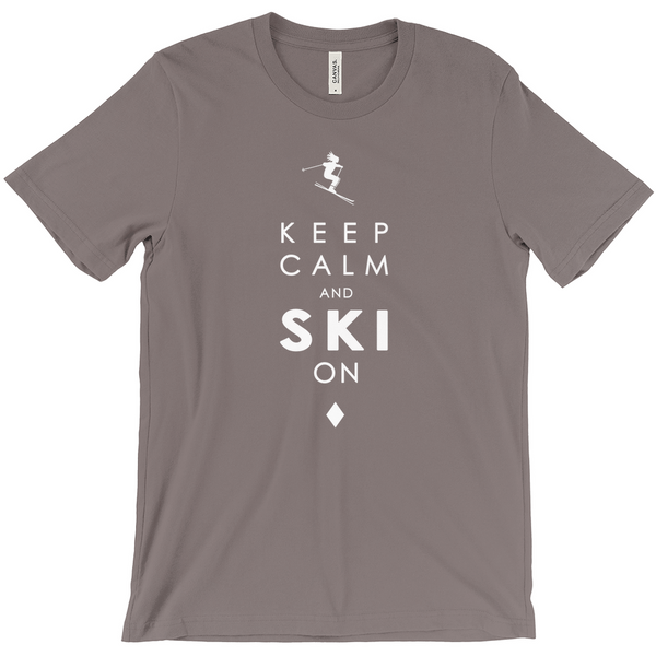 Keep Calm and Ski On - T-Shirt