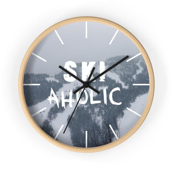 Wall Clock - Ski Aholic