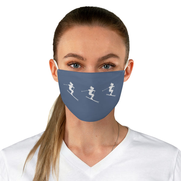 Skier Jeans Blue - Fabric Face Mask