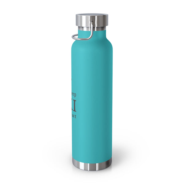 Eat Sleep Ski Vacuum Insulated Bottle, Skiing Bottle, Skier Gifts