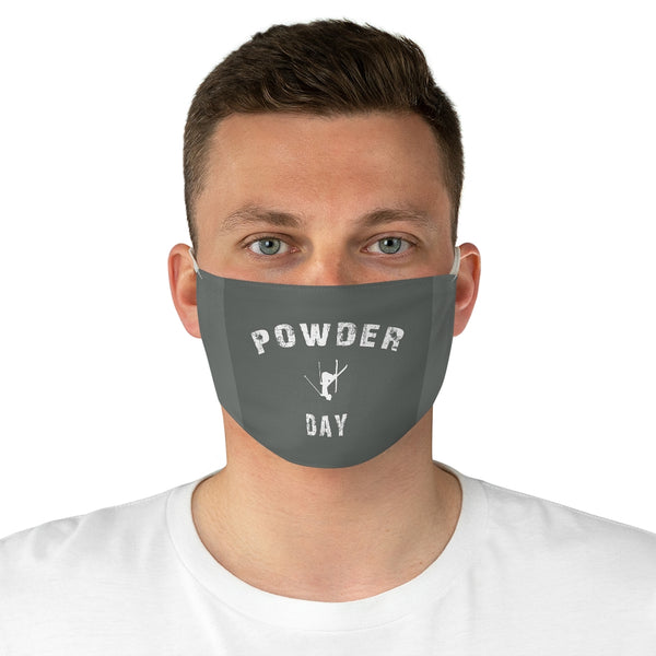 Powder Day Gray - Fabric Ski Face Mask