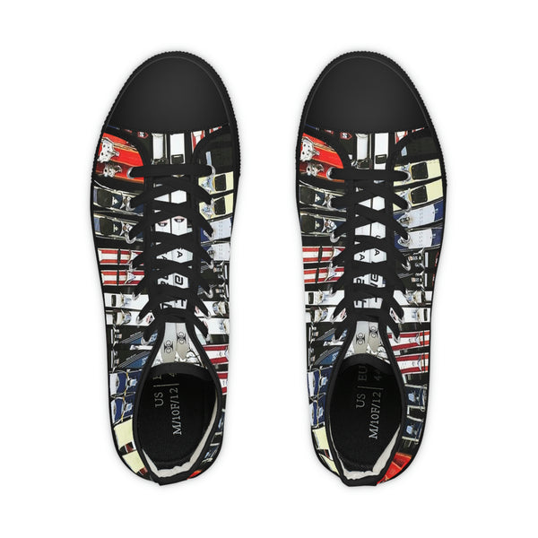 Vintage Skis - High Top Sneakers