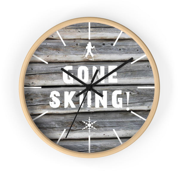 Wall Clock - Gone Skiing