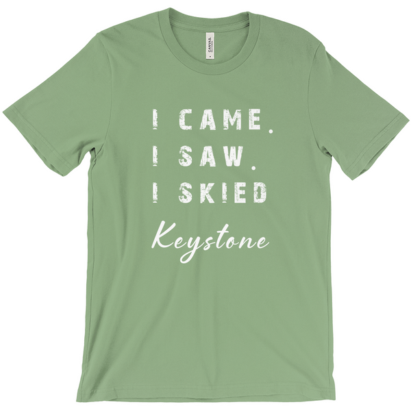 I came I saw I skied Keystone - T-Shirt