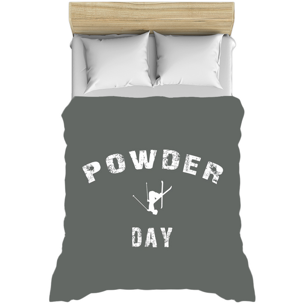 Powder Day Gray - Duvet Cover