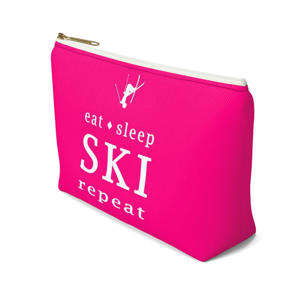 Eat Sleep SKI - Accessory Pouch w T-bottom