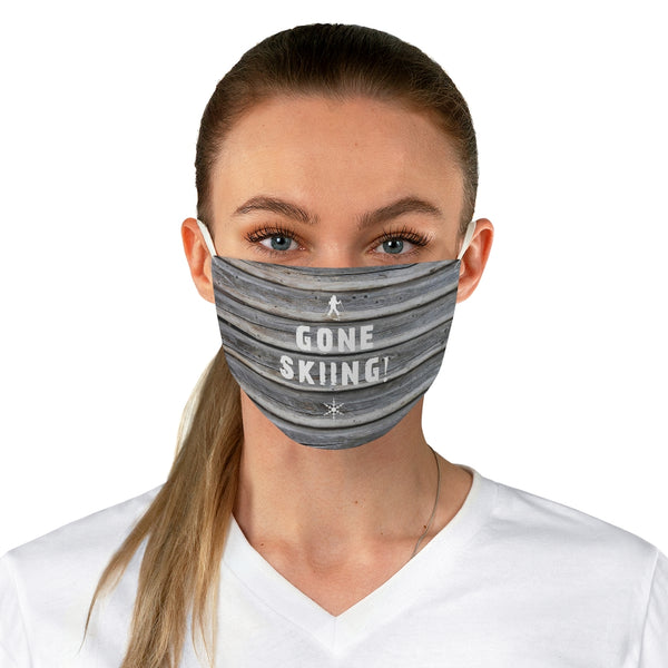Gone Skiing - Fabric Face Mask