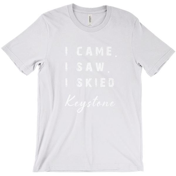I came I saw I skied Keystone - T-Shirt